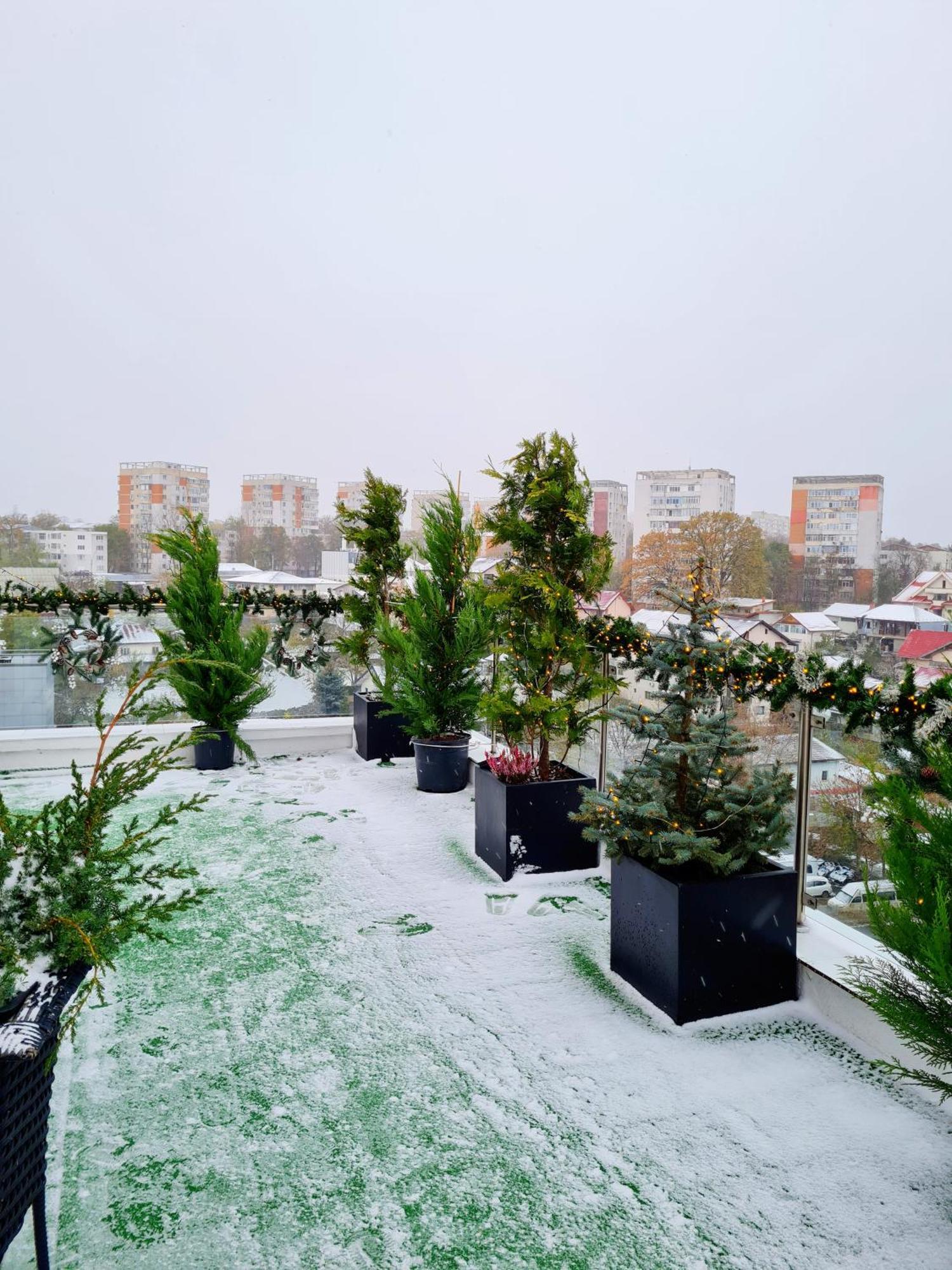 Penthouse Aeroport Iasi Apartment Bagian luar foto