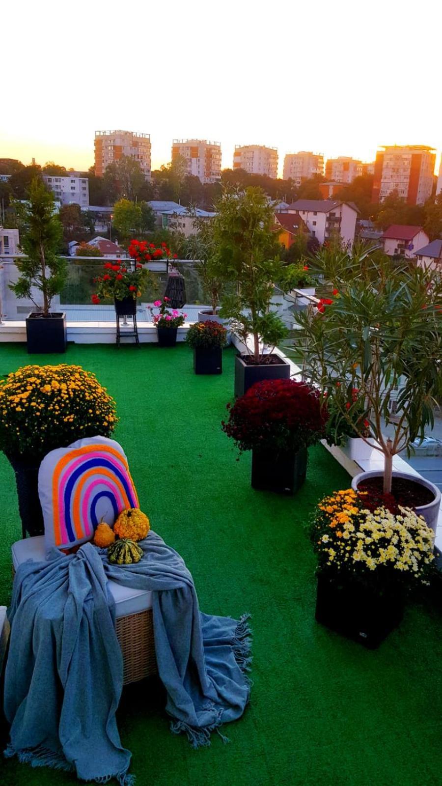 Penthouse Aeroport Iasi Apartment Bagian luar foto